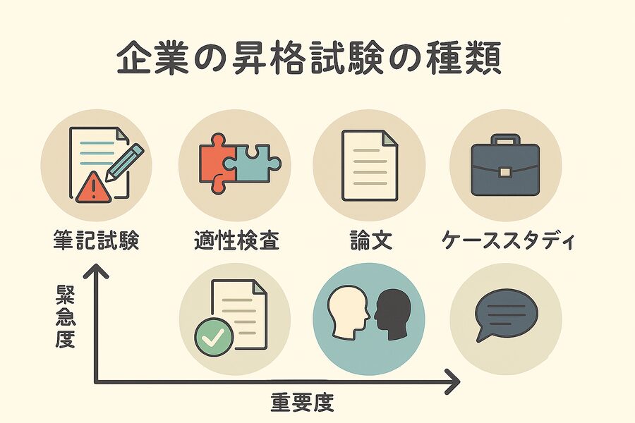 昇格試験の種類