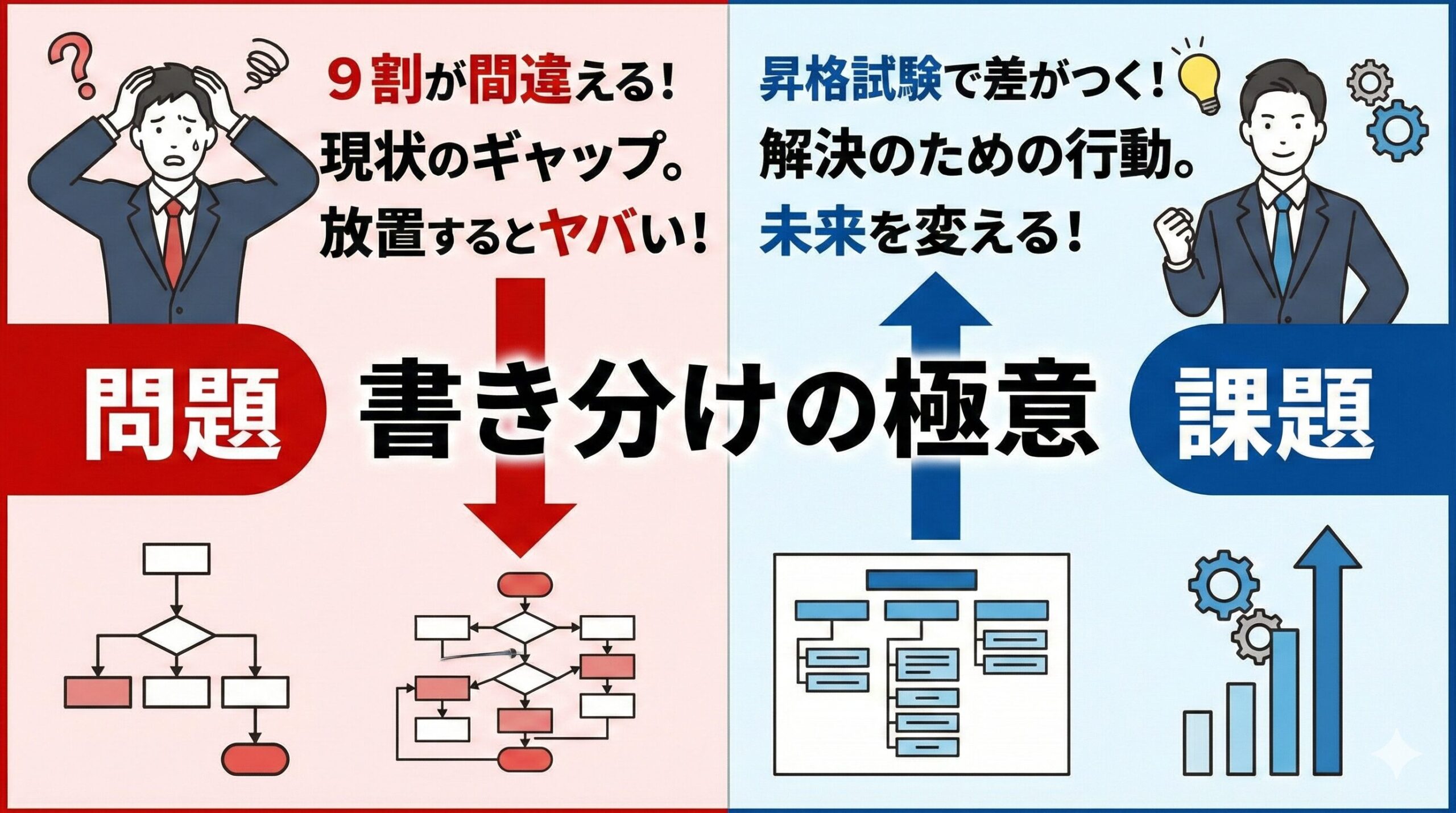 課題と問題の違いの書き分けの極意