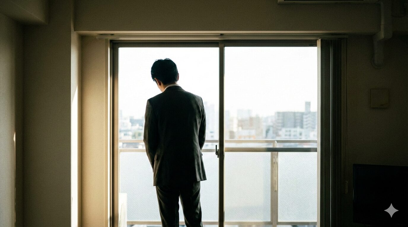 昇格試験に落ちて落ち込むビジネスパーソンが前を向き始める様子