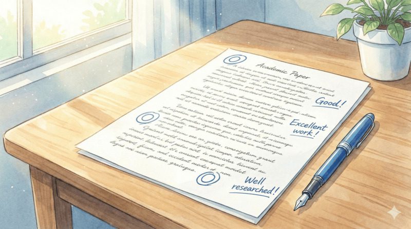 昇格試験の合格レベル論文イメージ