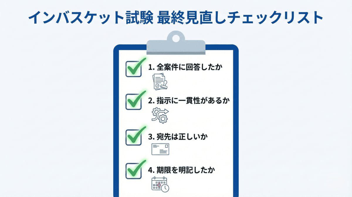 インバスケット見直し時のチェックリスト