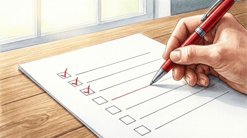 昇格試験論文の採点チェックリスト