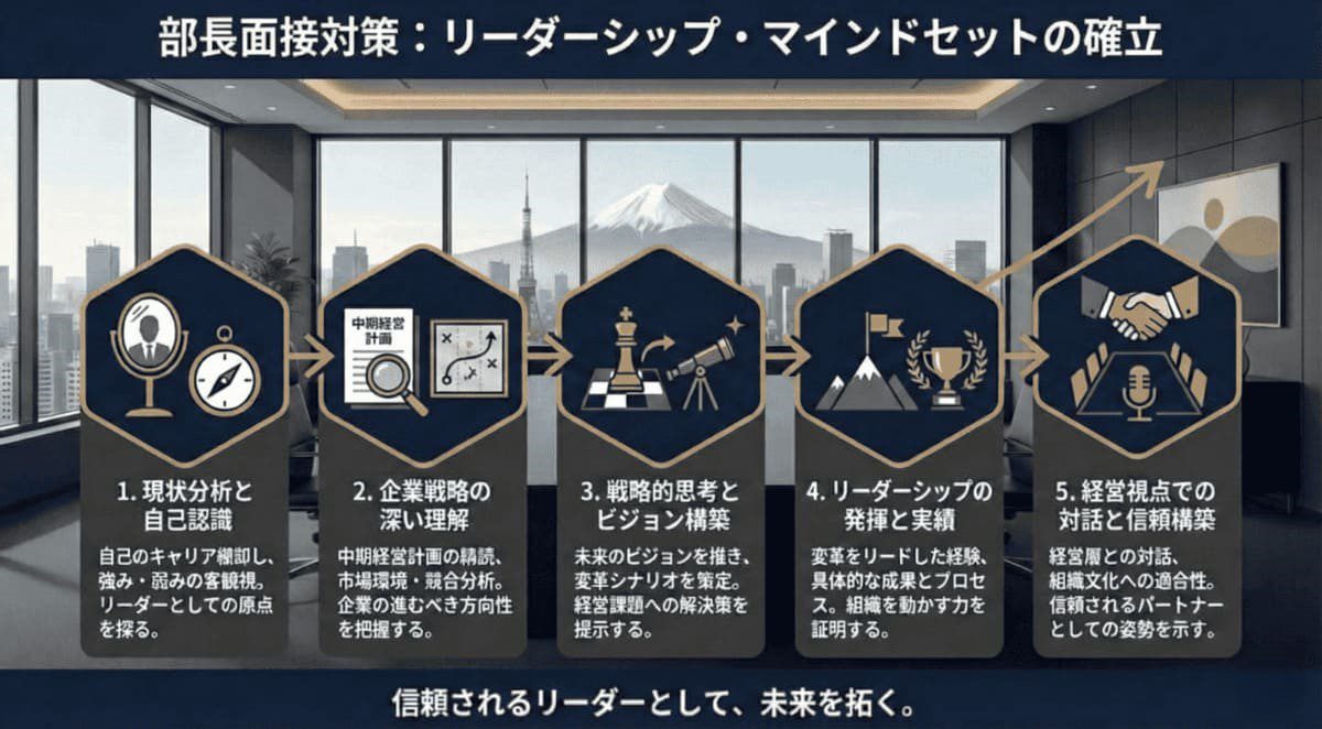 役員面接を突破するための5つの心構え