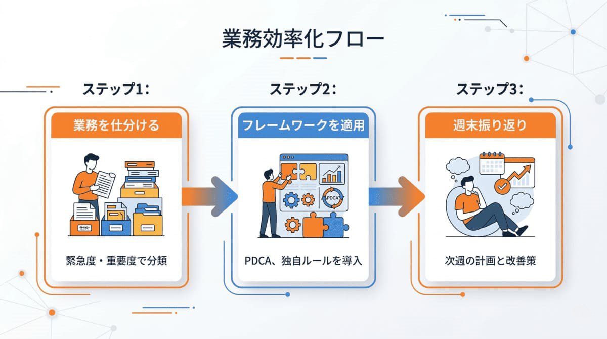 PDCAとOODAを使いこなす3ステップの実践フロー