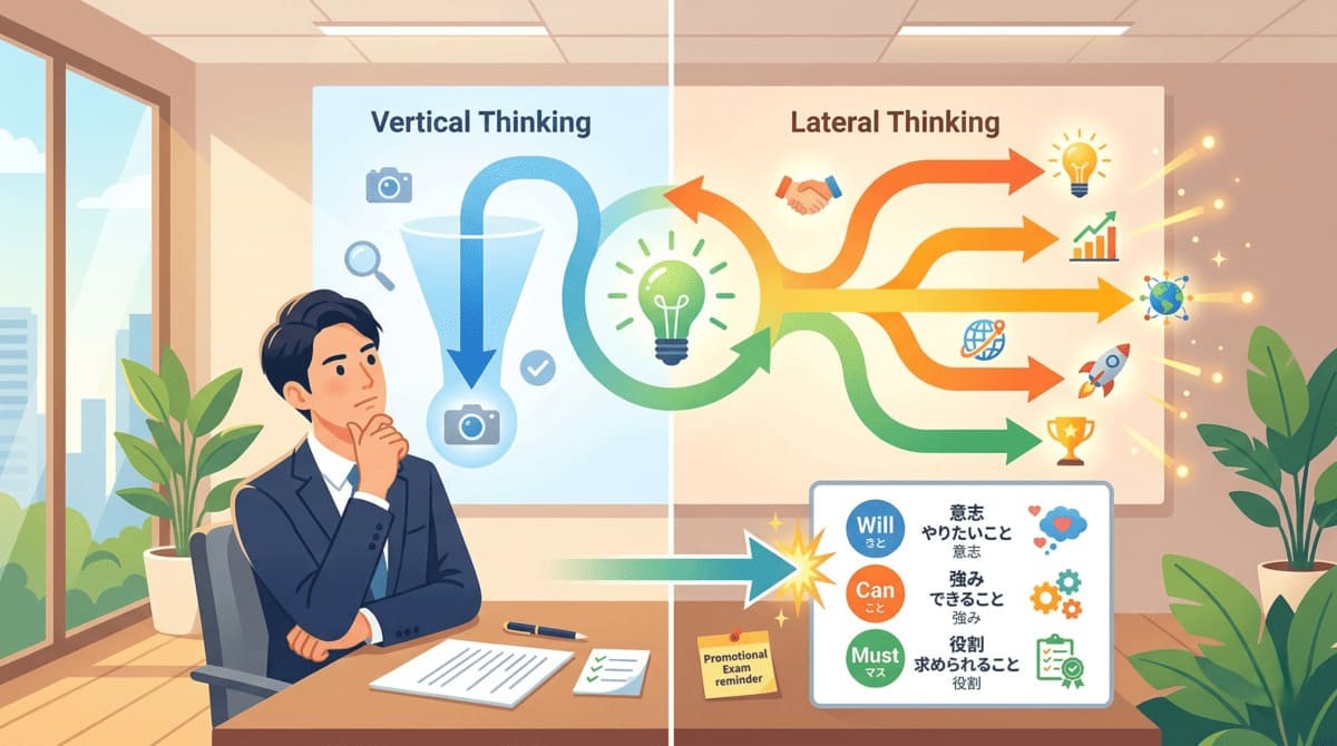昇格試験後の自己分析でキャリアの軸を見つけるビジネスパーソン