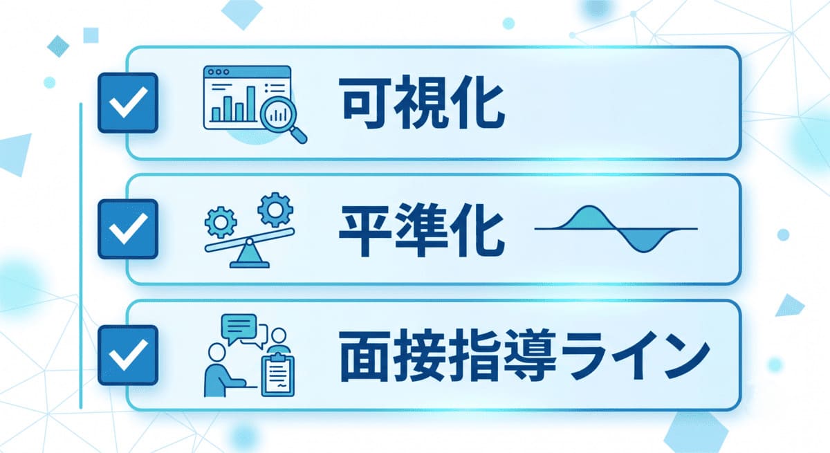 管理職が部下の残業を管理するためのチェックリスト
