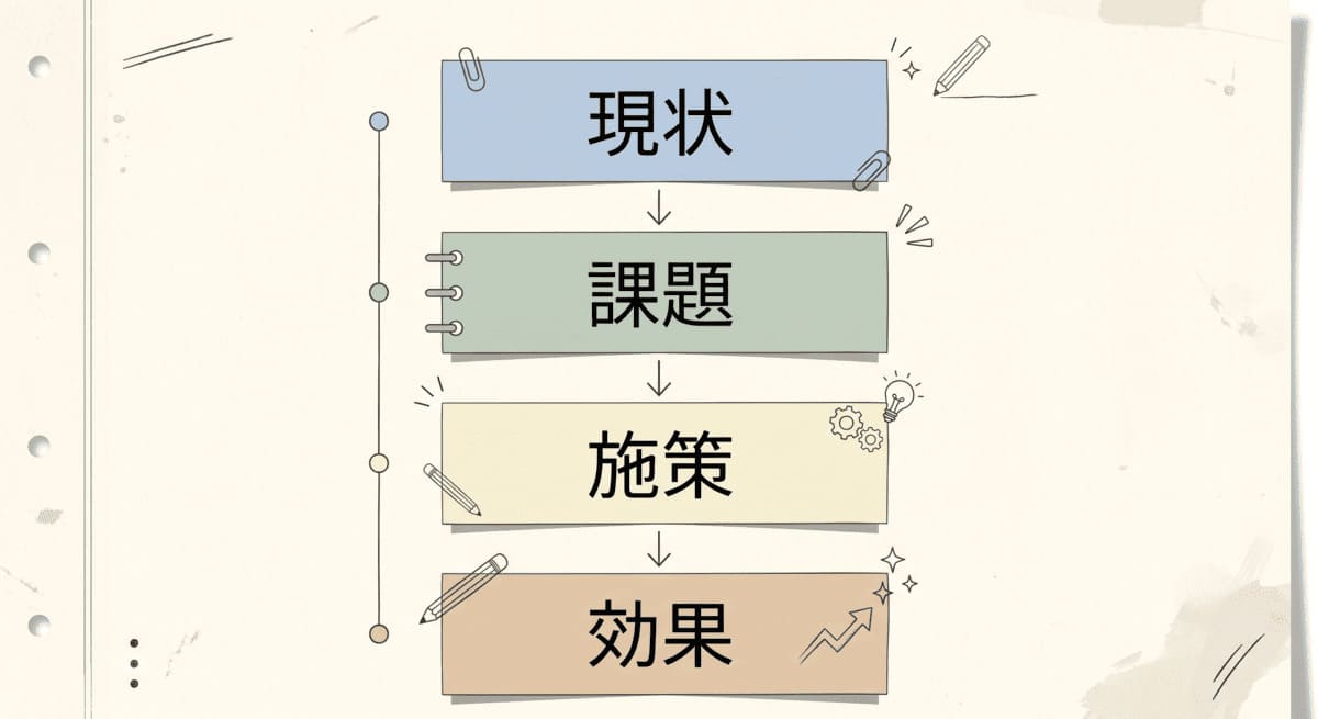 チームビルディングを題材にした昇格論文の構成テンプレート